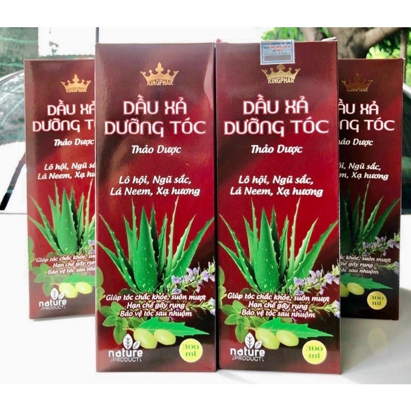 Dầu xả Dưỡng tóc thảo dược Kingphar , chai 300ml