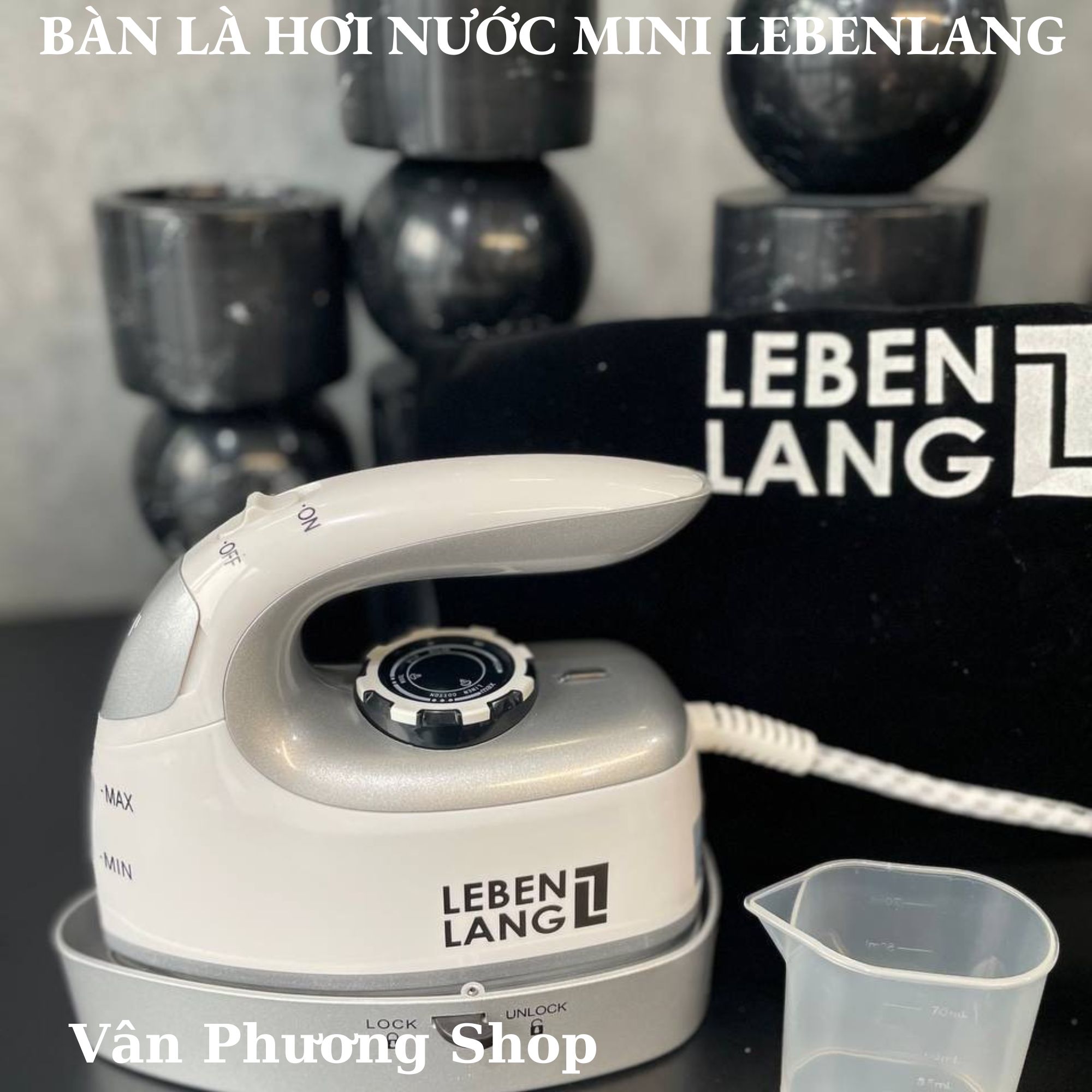 Bàn Là Hơi Nước Mini Du Lịch Lebenlang LBL66673 - Hàng Chính Hãng