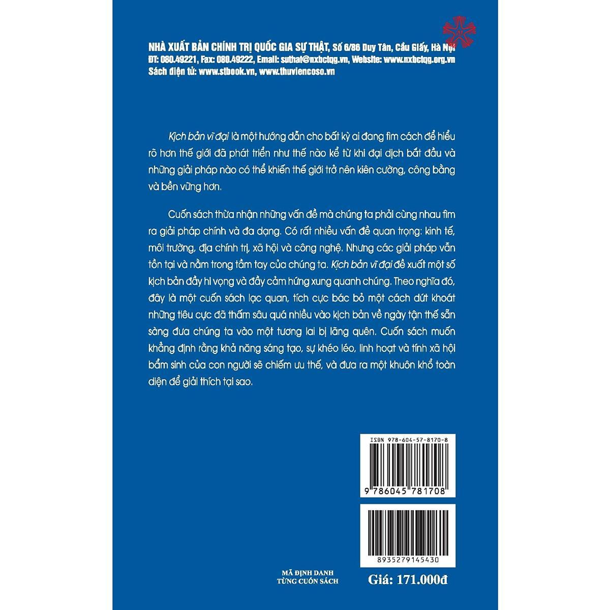 Sách - Kịch Bản Vĩ Đại - Vì Một Tương Lai Tốt Đẹp Hơn - NXB Chính Trị Quốc Gia