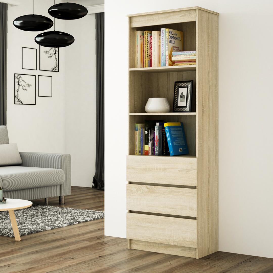 Tủ để sách gỗ công nghiệp cho gia đình SMLIFE Billie