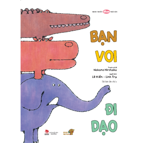 Truyện Ehon bé 1-2-3 tuổi - Bạn Voi Đi Dạo