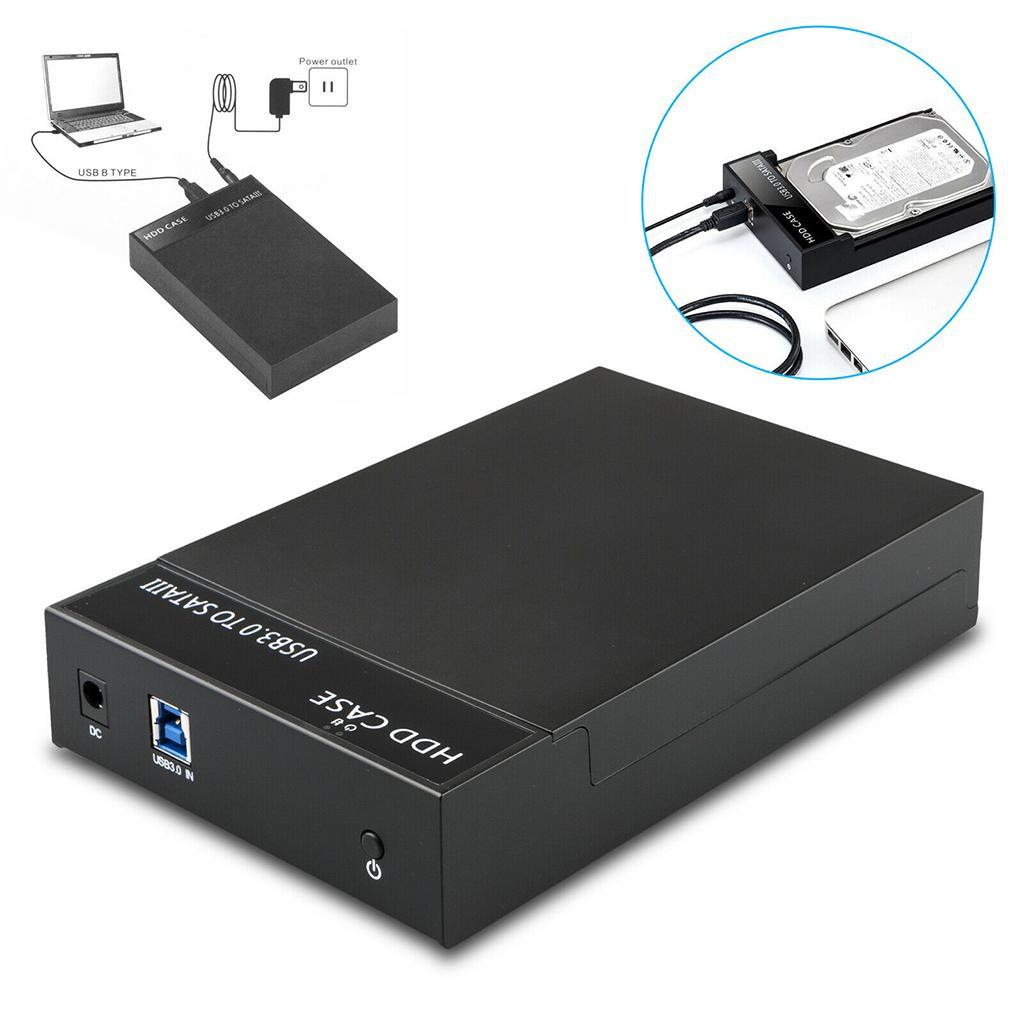 USB 3.0 External 2.5 "3.5"   Enclosure HDD Case Cover Hot Swap