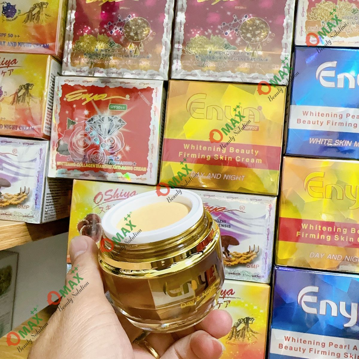 Kem Enya Whitening Beauty Firming Skin Cream - Siêu Trắng - Tái Tạo - Dưỡng Da Chuyên Sâu 10 in 1