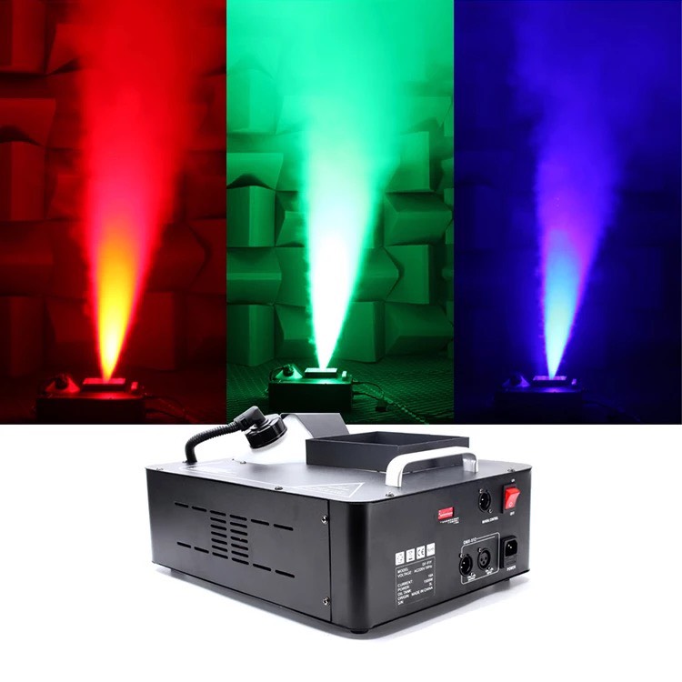 MÁY KHÓI ĐỨNG 1500 W + 24 BÓNG LED RGB - CHUYÊN DÙNG TRONG SÂN KHẤU , DISCO , DJ .