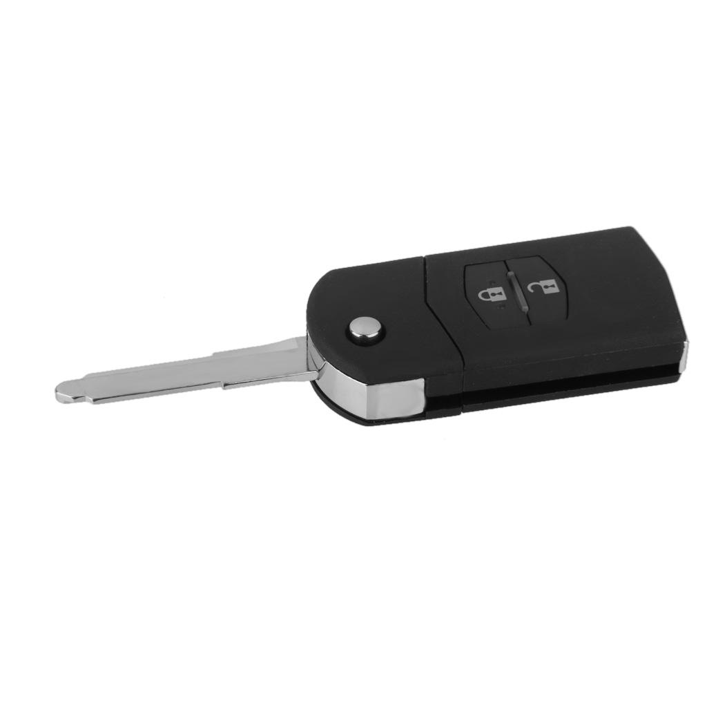 2 BUTTONS COVER / Key Shell Case for 3 5 6 Remote Key Case Black Color