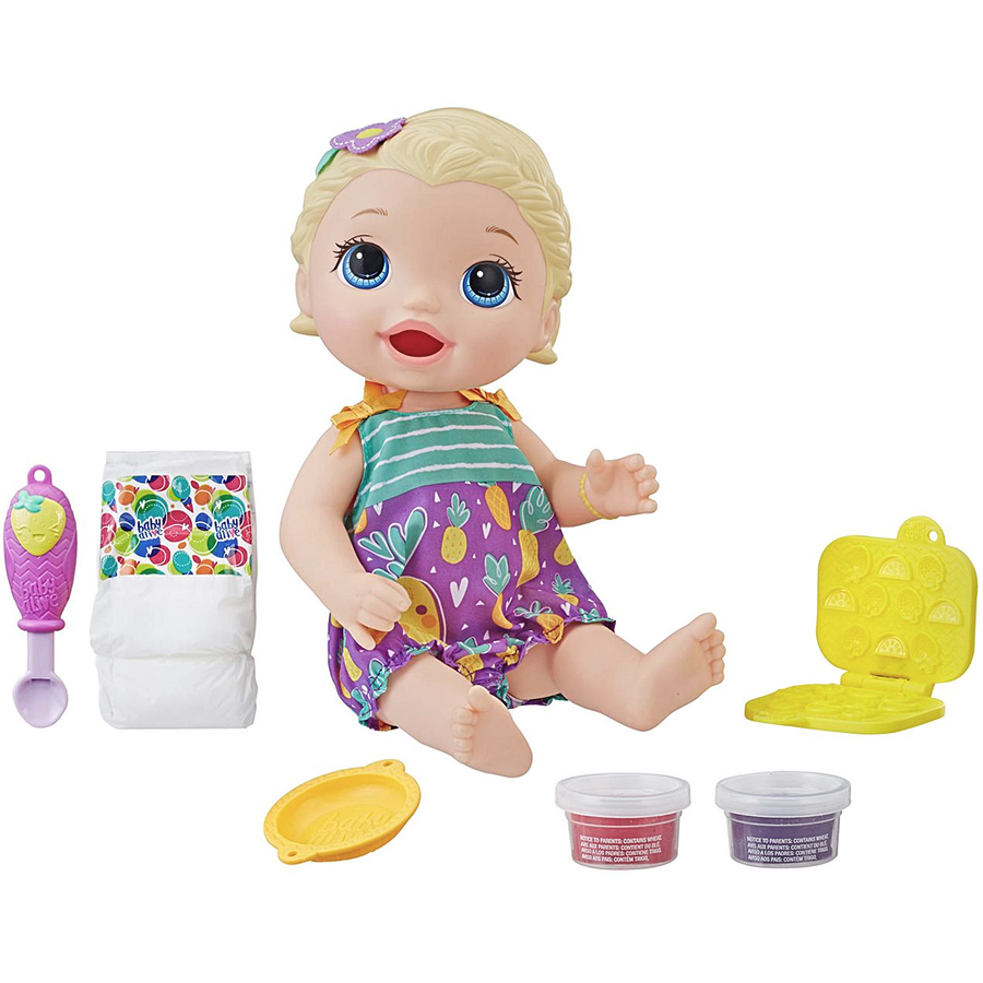 Hình ảnh Bé Lily Tập Ăn Dặm Baby Alive E5841