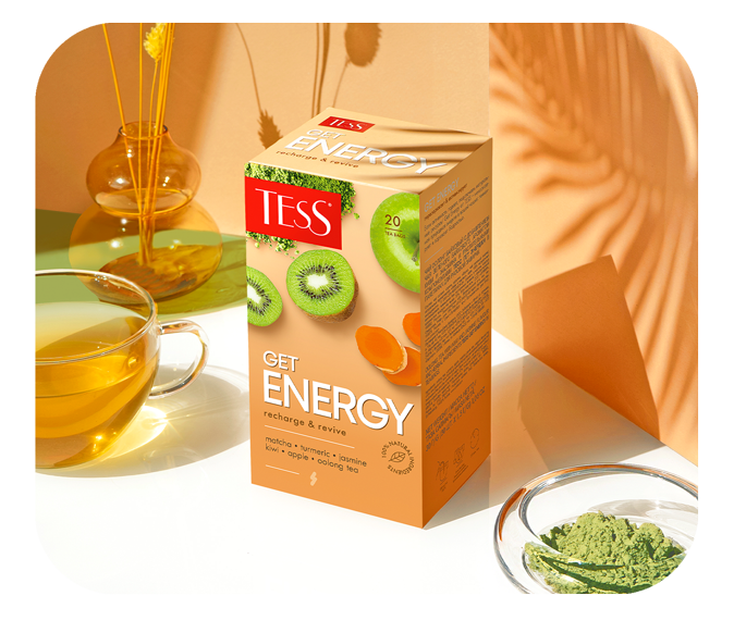 Trà ô long Tess Get Energy tái tạo và phục hồi năng lượng cho cơ thể