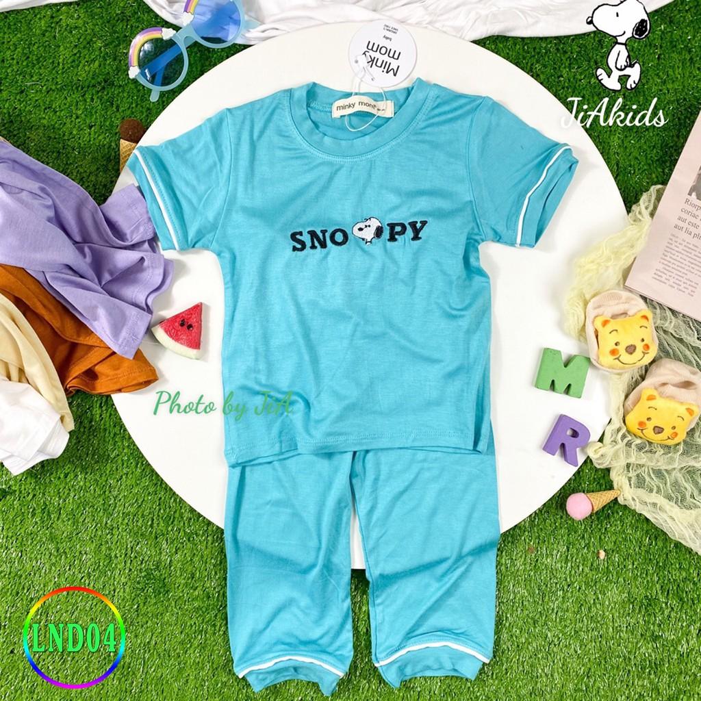 Bộ Cộc Tay Quần Dài Cho Bé LND04 Đồ Bộ Thun Lạnh Cao Cấp Mềm Mịn Thoáng Mát