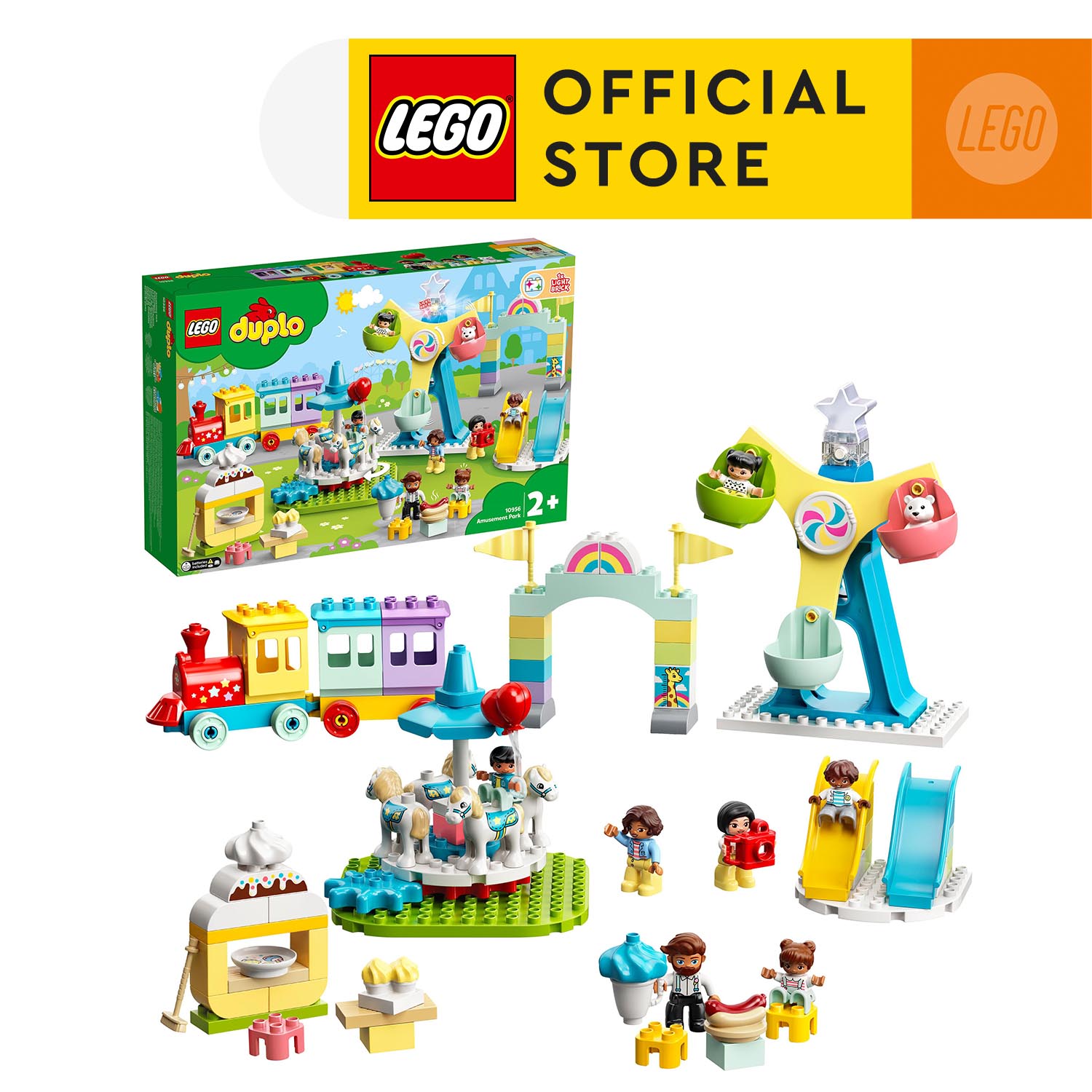 LEGO DUPLO 10956 Công viên giải trí của bé (95 chi tiết)