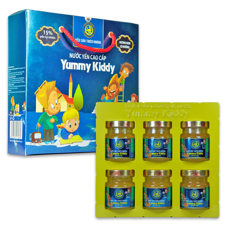 1 HỘP YẾN YUMMY KID THIÊN HOÀNG 15% CHỌN VỊ