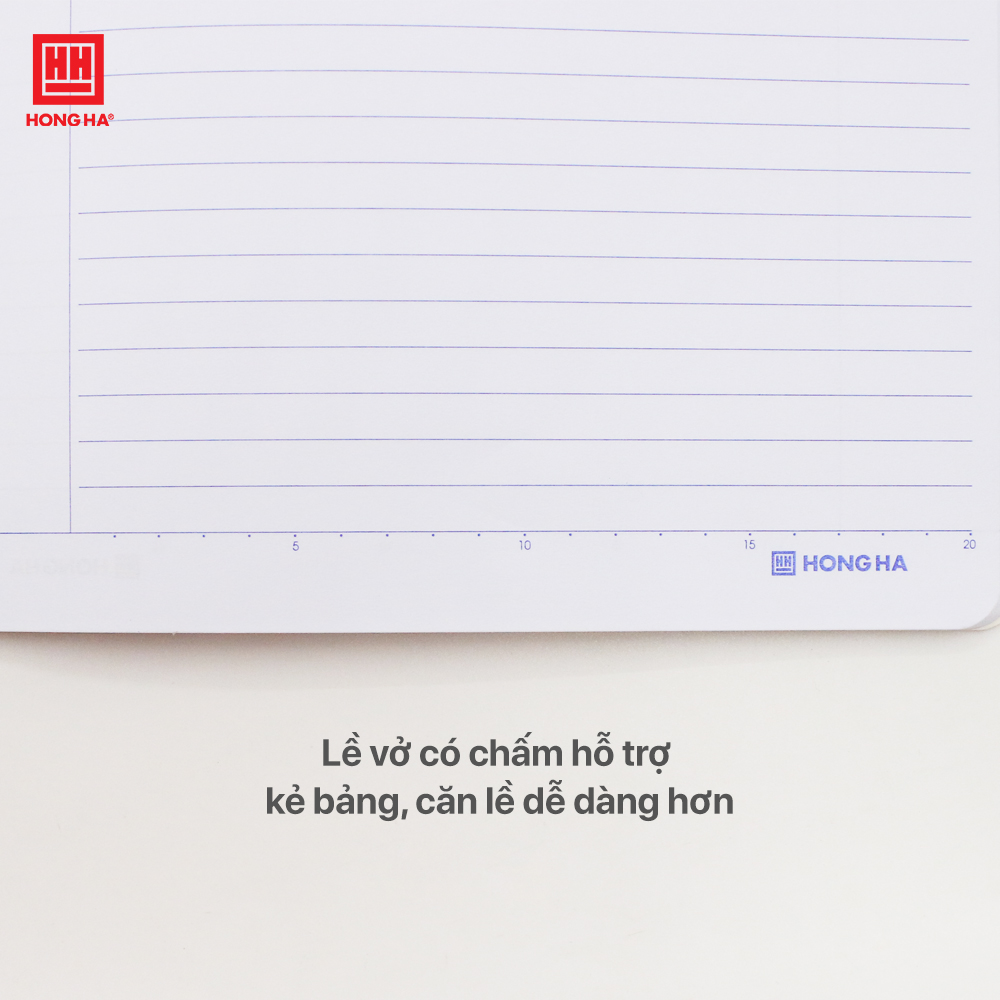 Vở kẻ ngang 80 trang Hồng Hà Study Our Youth định lượng 70gsm - 1456