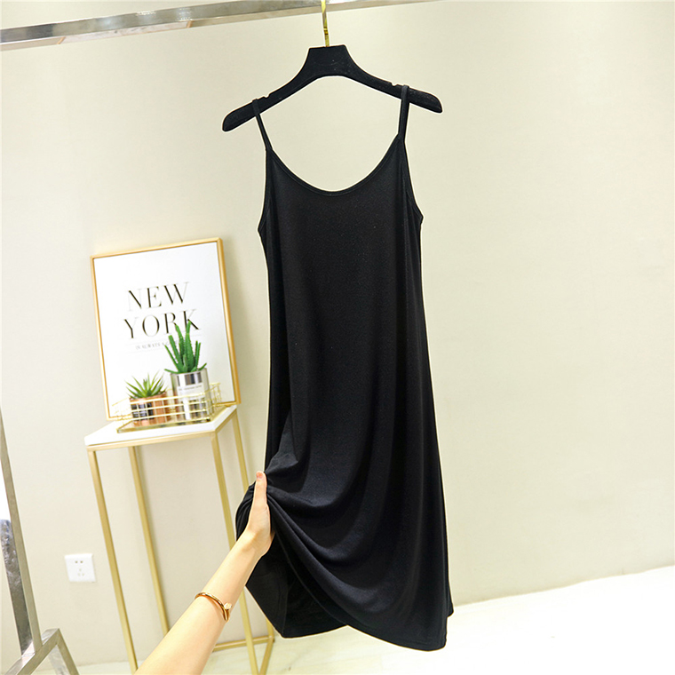 đầm thun nữ thiết kế 2 dây B09