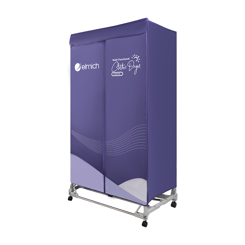 Tủ Sấy Quần Áo Elmich CDE1296, Hàng Chính Hãng, Chịu Tải 25kg, Thiết Kế 2 Tầng - JoyMall