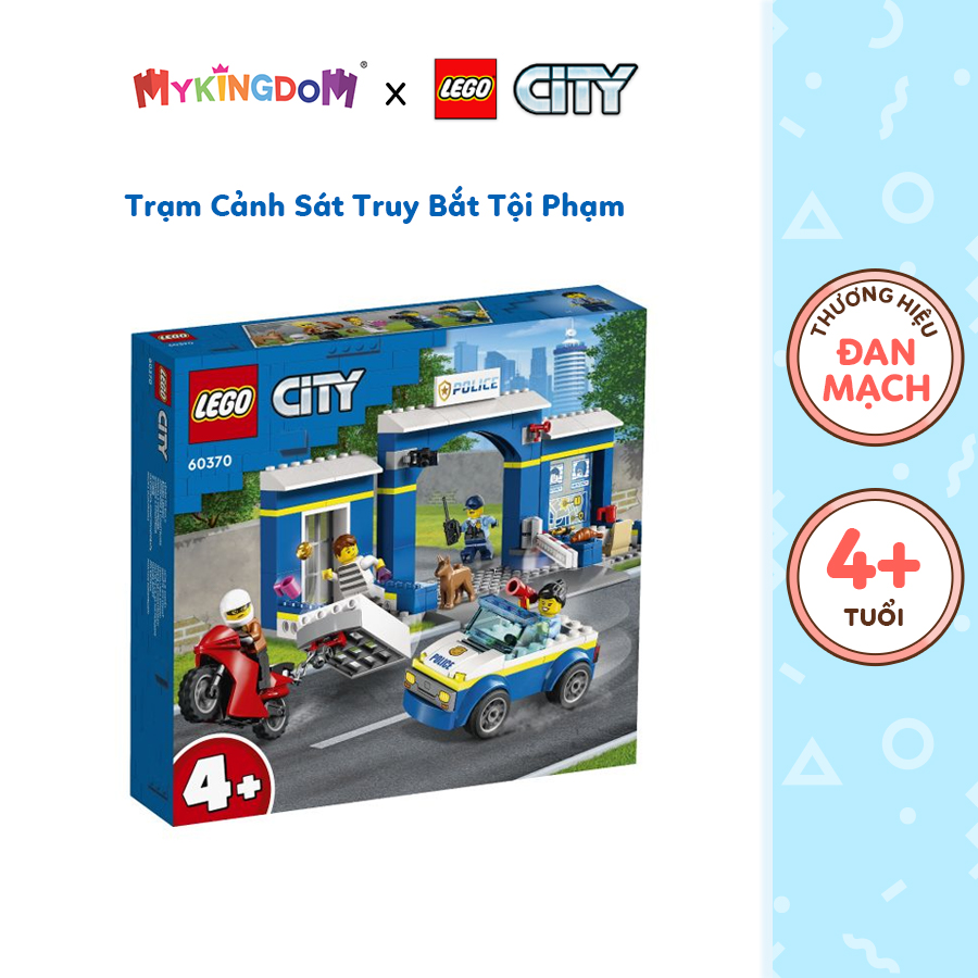 Đồ Chơi Lắp Ráp LEGO City Trạm Cảnh Sát Truy Bắt Tội Phạm 60370