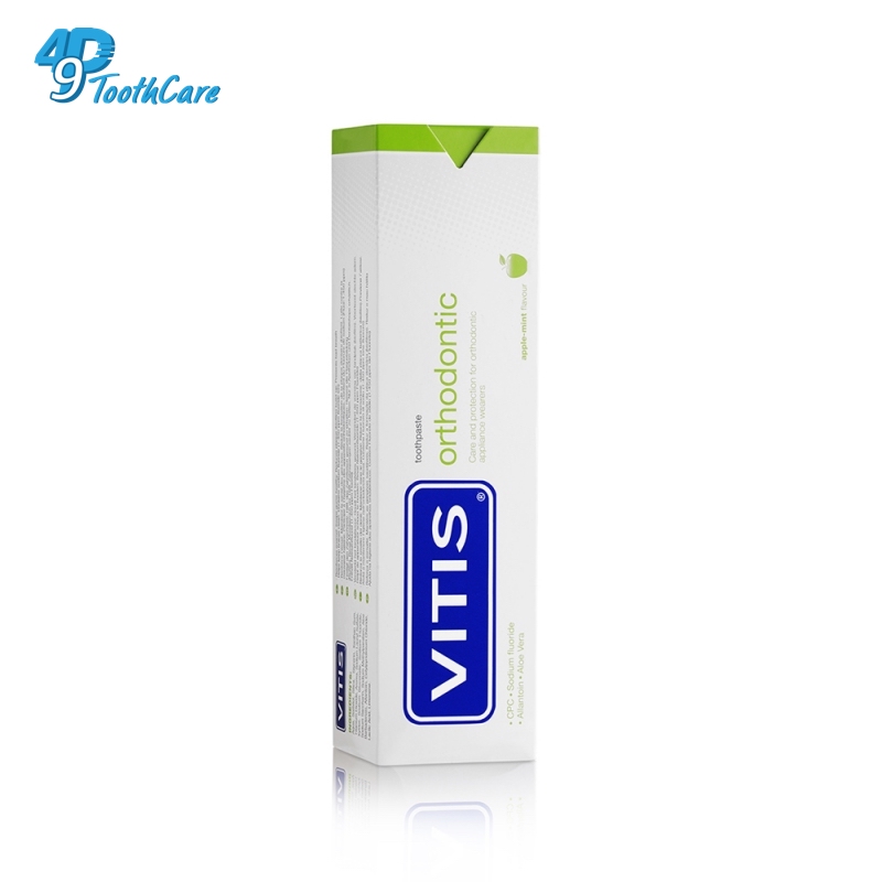 Kem đánh răng cho người mang khí cụ chỉnh nha Vitis Orthodontic 100ml