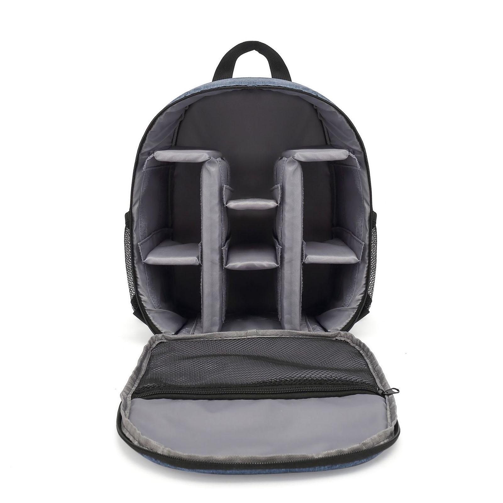 1x Waterproof Travel Camera Bag Backpack DSLR Portable for Lens Pouch Hiking