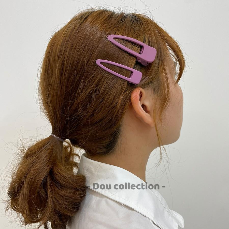 Kẹp Tóc Mái, Set Kẹp Mini Màu Trơn Phong Cách Hàn Quôc - Mã KT010
