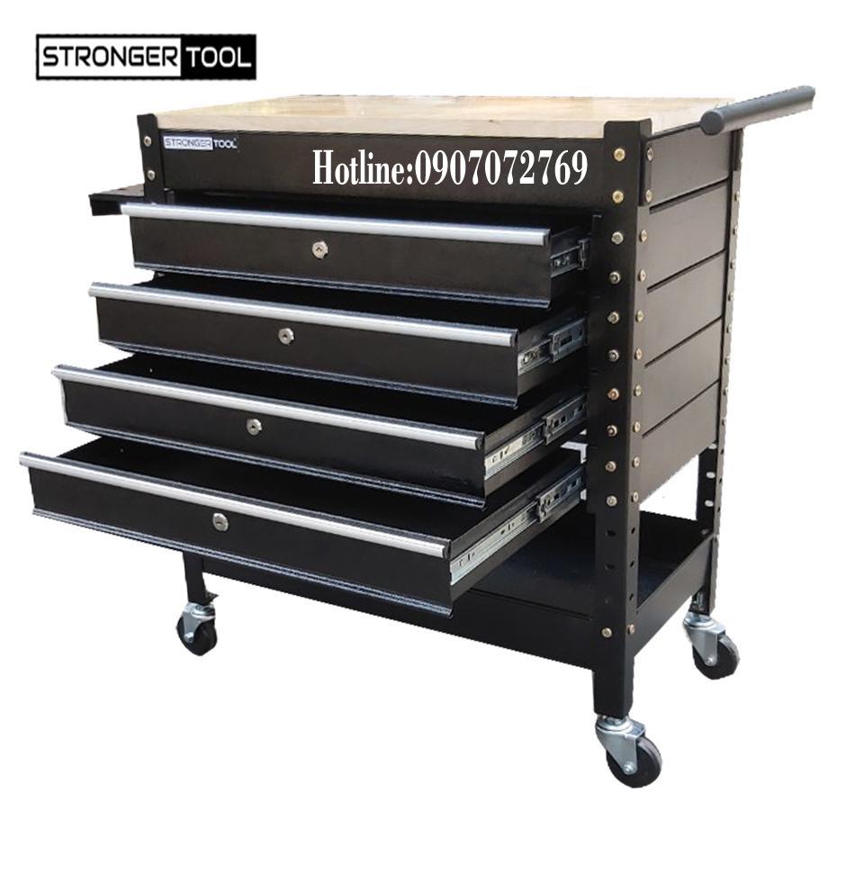 TỦ ĐỒ NGHỀ 4 NGĂN KÉO Stronger Tool phù hợp cho gagare tiệm sửa xe