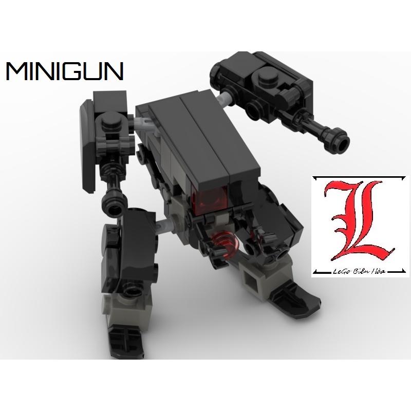 Đồ chơi lắp ráp Moc Mech Robot MiniGun