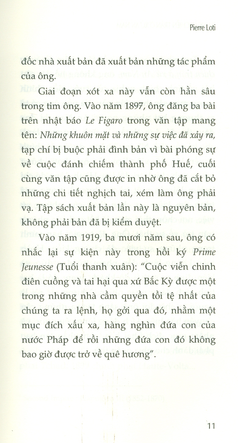 BA NGÀY CHIẾN TRẬN Ở XỨ AN NAM - Pierre Loti - Phan Hồng Hạnh dịch - Nhà xuất bản Tri Thức.