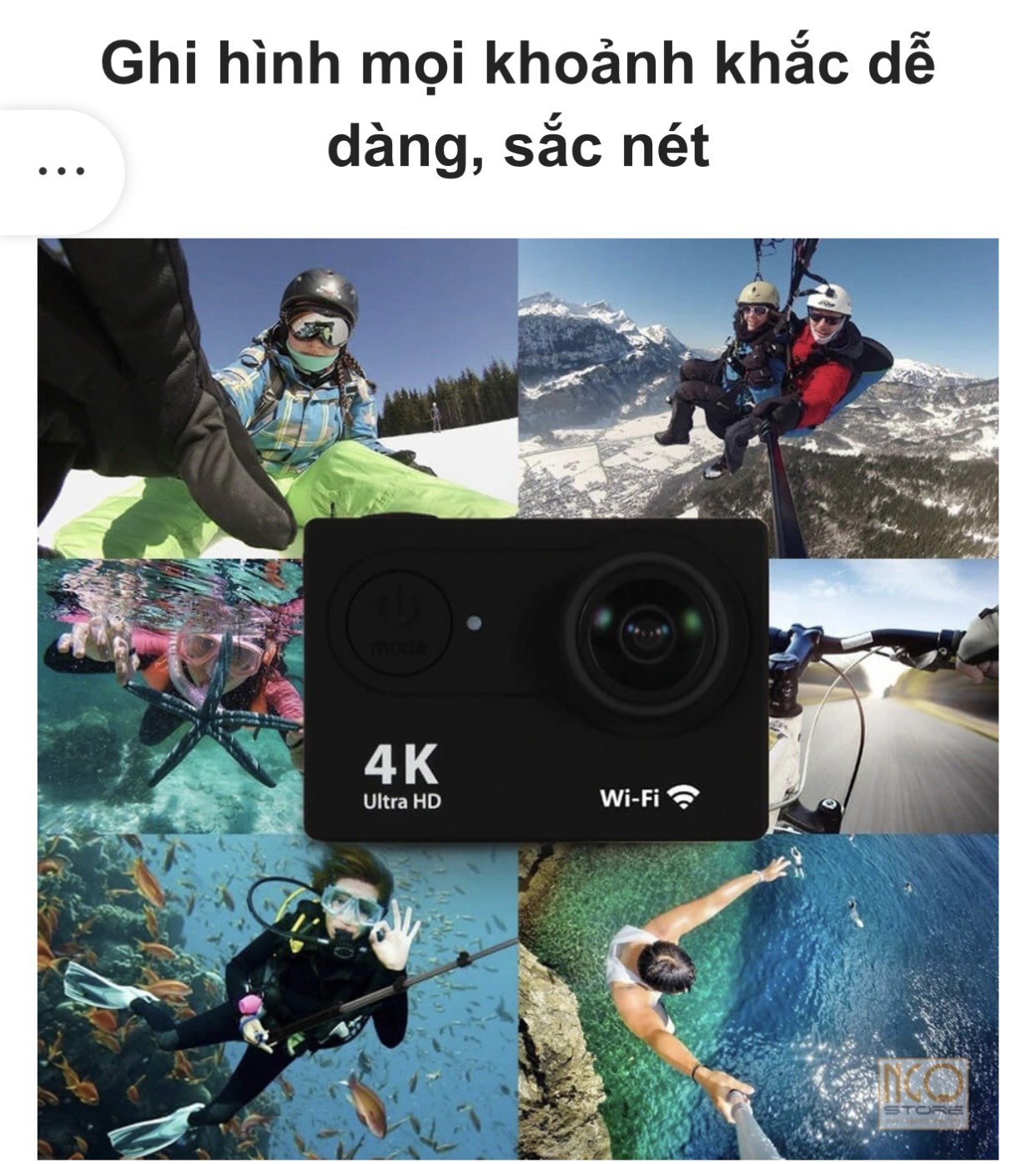 Camera Hành Trình 4k Sport 1080P Chống Nước Chống Rung, Cam Hành Động, Action Camera, Camera Gắn Ô Tô Xe Máy Xe Đạp Du Lịch kết Nối Wifi Hỗ Trợ Quay Đêm Lấy Nét Tự Động