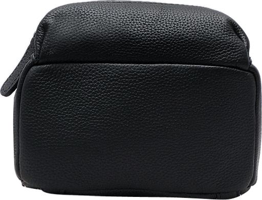 Ba lô thời trang nữ da bò thật cao cấp màu đen ET819