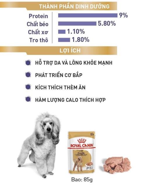 Pate Royal Canin dành cho chó Poodle