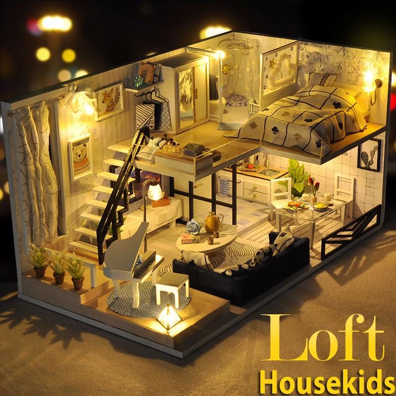 Mô Hình Nhà Gỗ Diy Size Lớn Tianyu TD32 LOFT Tặng Keo +Nhip + Mica