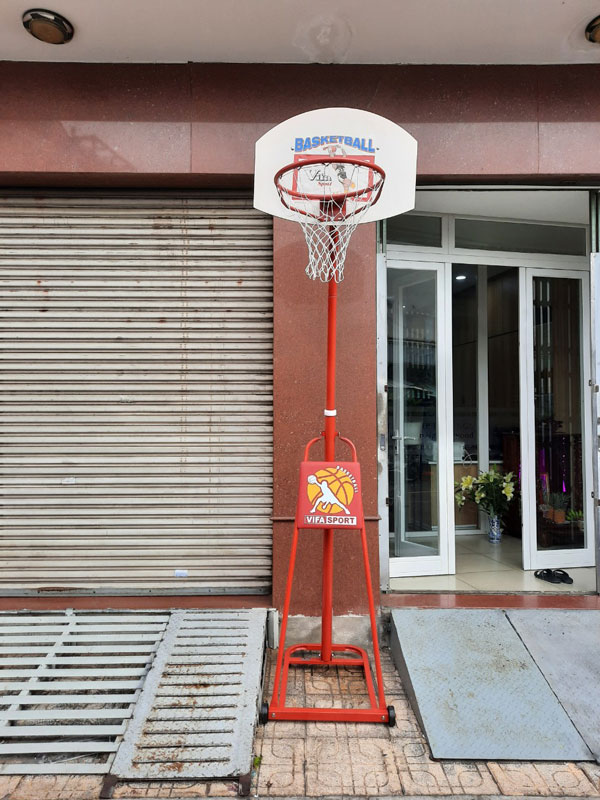 Trụ bóng rổ 801814, Vành bóng rổ điều chỉnh chiều cao 2.2m - 3.05m