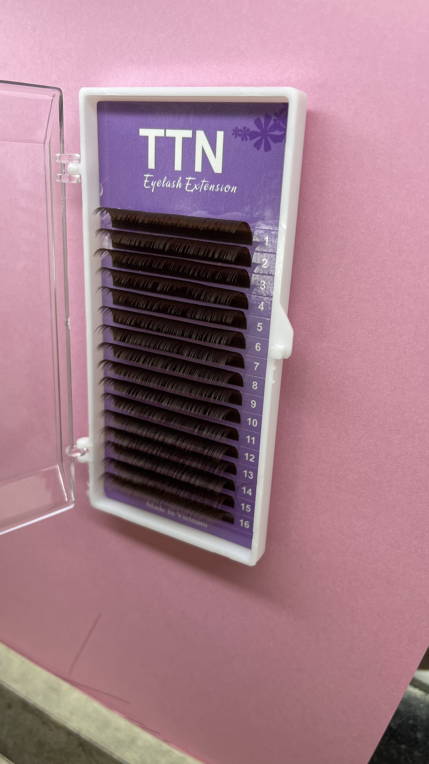 Mi khay Hoa Sơn Trà nâu nhạt , độ dày 0.07mm, Mink, bắt keo, dễ tạo fan. Hàng chuẩn xuất khẩu.