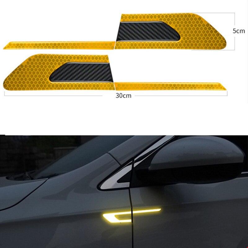 Set 2 Miếng Dán Phản Quang Cho Xe Ô Tô