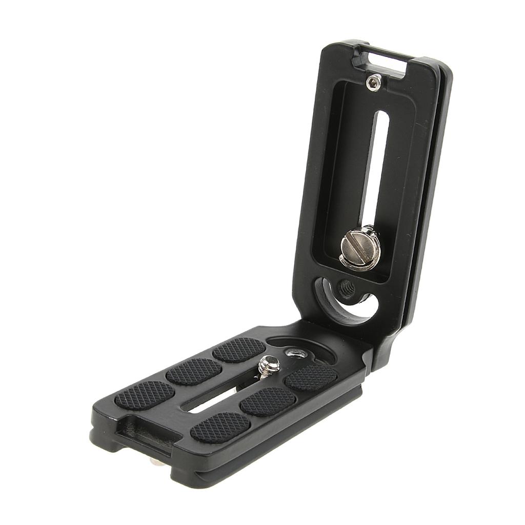 Universal Vertical L Shaped Quick Release Plate Bracket Mount for SLR Camera