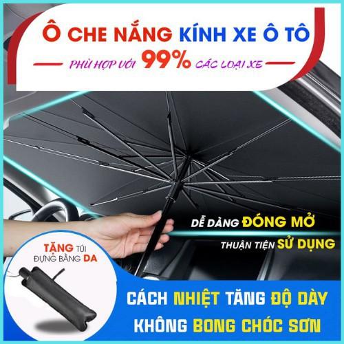 Ô che nắng kính trước xe ô tô bảo vệ nội thất ô tô, tấm chắn kính lái 3 lớp - Dù chắn nắng kính lái xe hơi chống tia UV