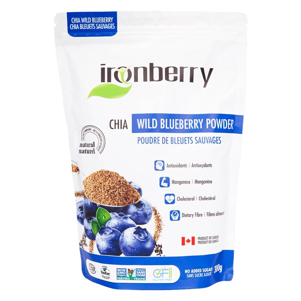 Bột việt quất & hạt chia nguyên chất - CHIA WILD BLUEBERRY POWDER 100gr