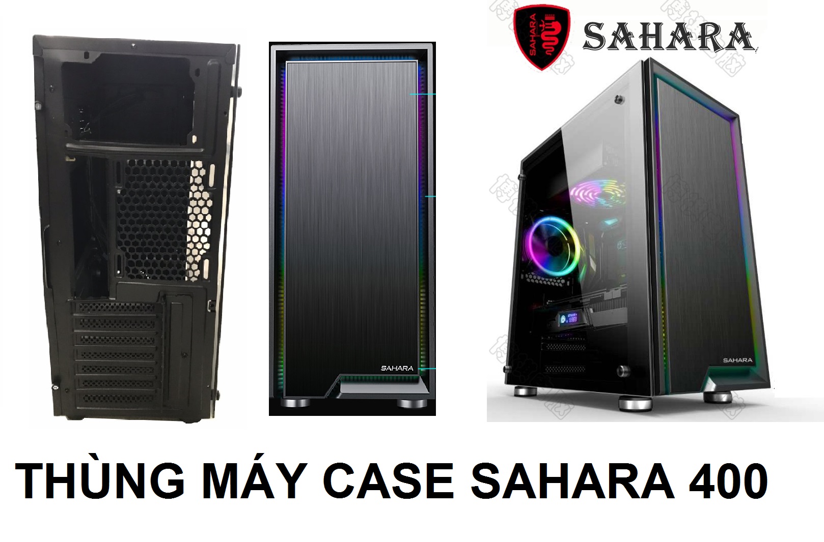 THÙNG MÁY CPU SAHARA 400, VỎ CASE-HÀNG NHẬP KHẨU