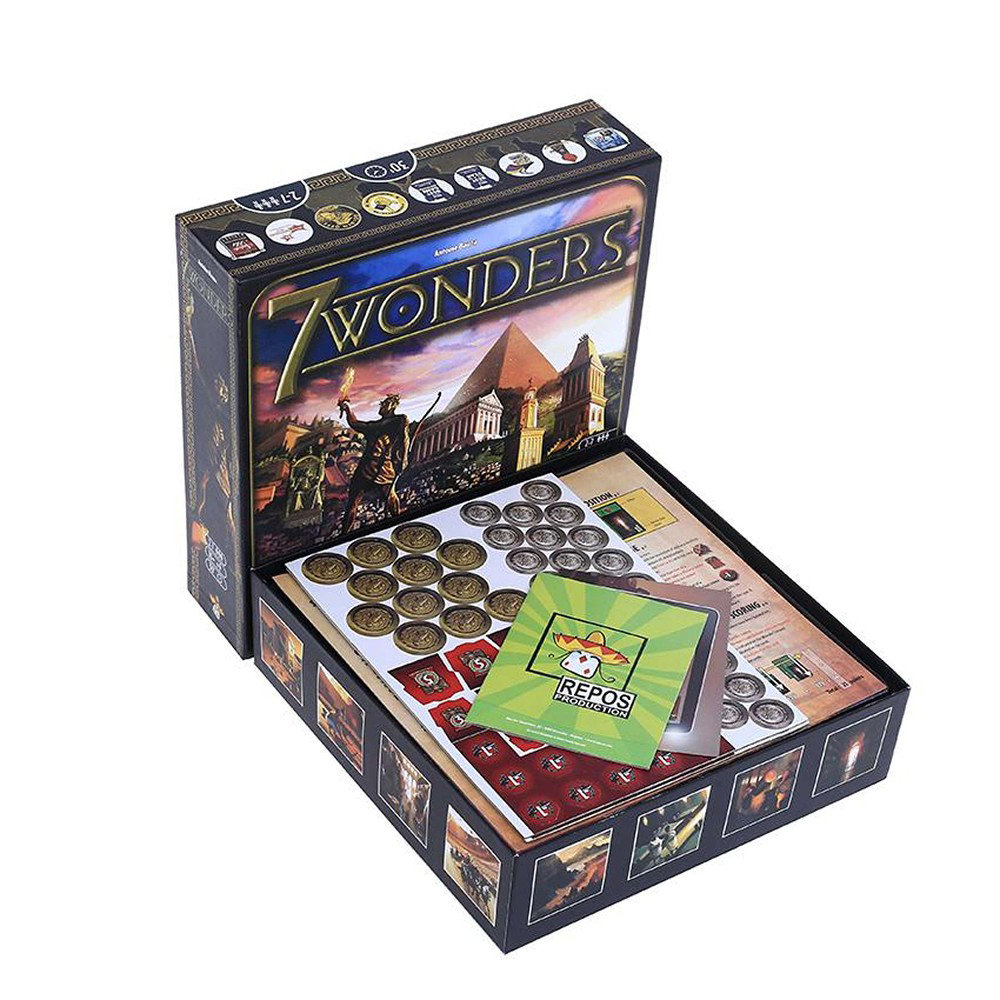 Bộ Bài Trò Chơi Board Game Vui Nhộn 7 Wonders Chất Lượng Cao