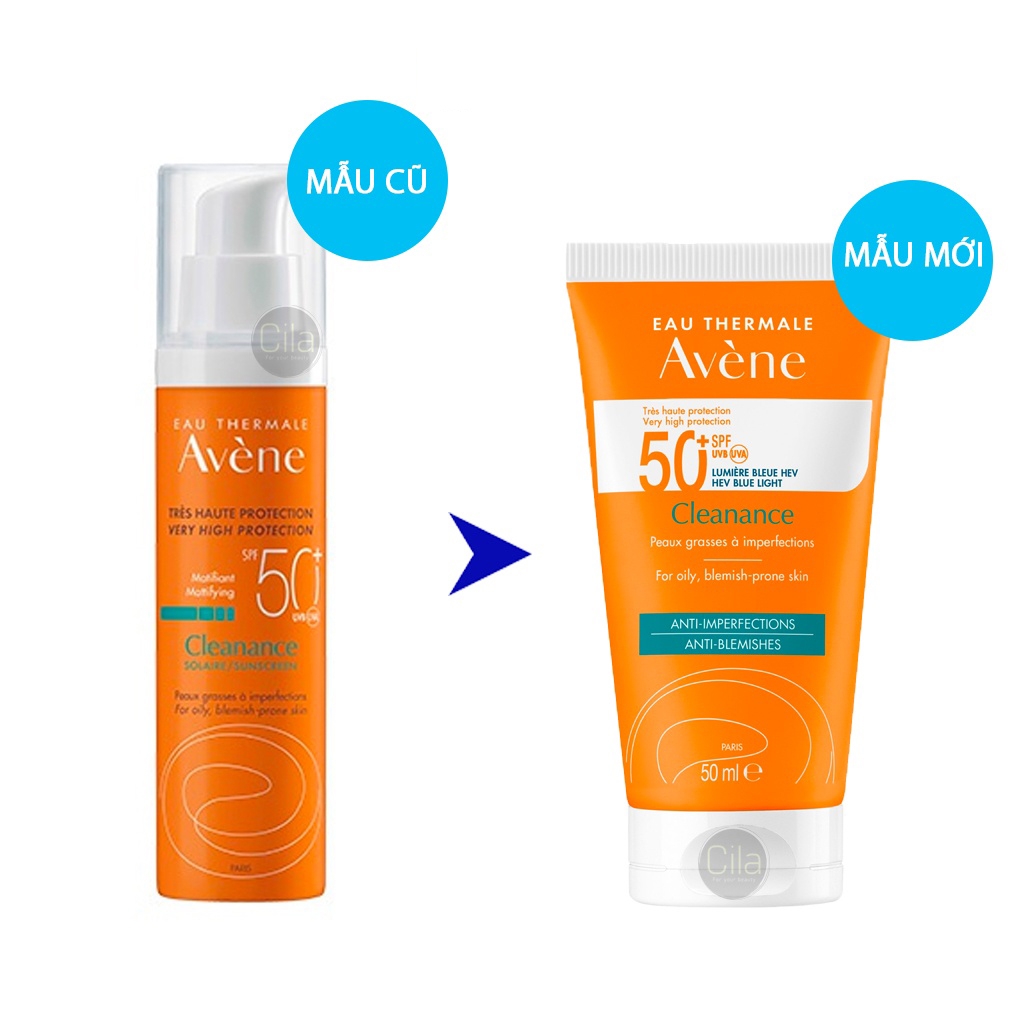 Kem chống nắng Avene Fluid da thường da hỗn hợp