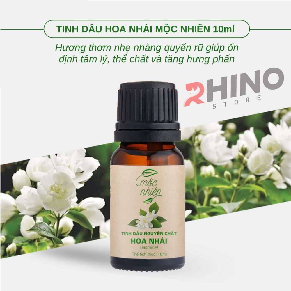 Tinh dầu Nhà Mộc nguyên chất Rhino T101 có kiểm định, treo xe, kẹp điều hòa: 10ml