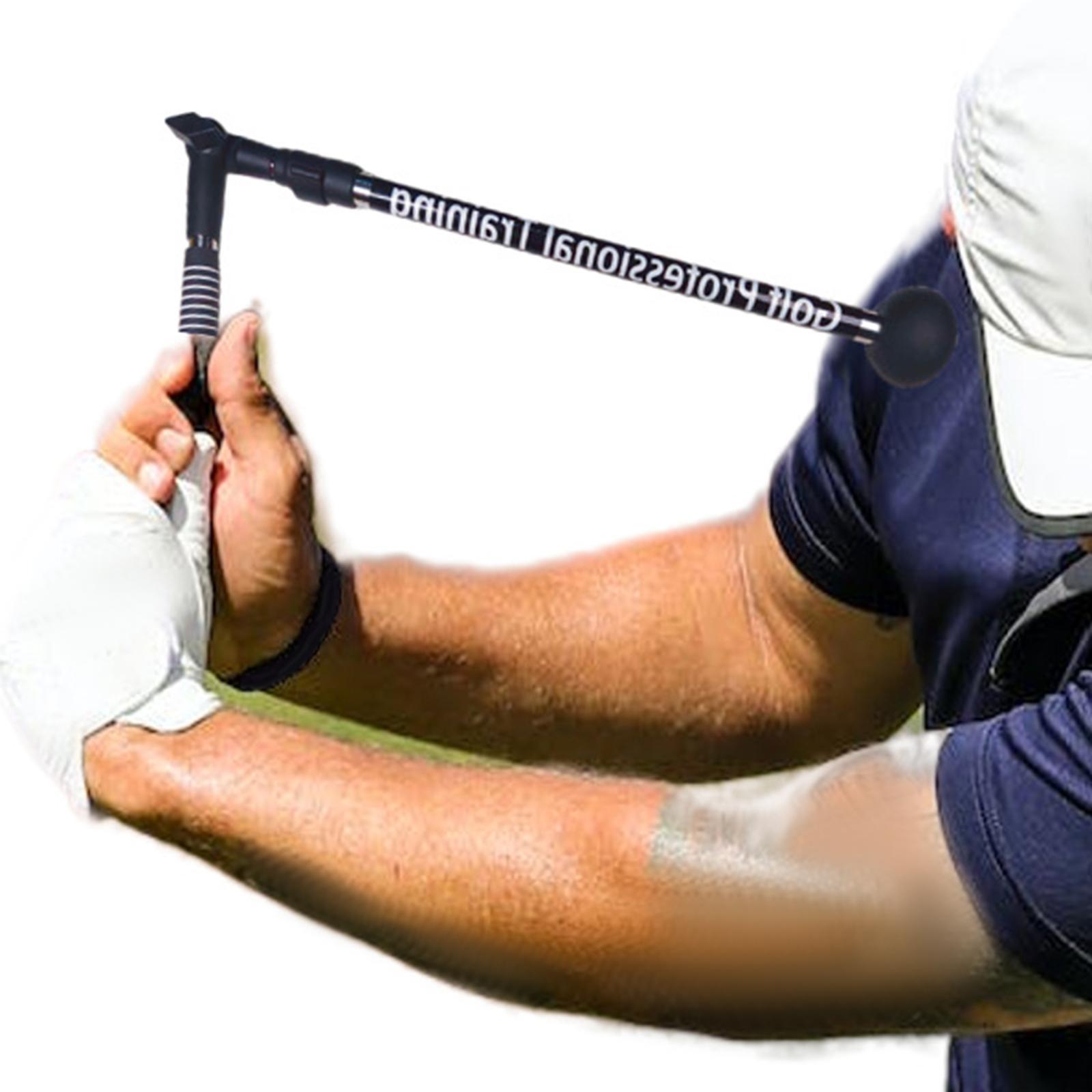 Golf Swing Trainer Adjustable Folding Swing Corrector for Woman Men Portable