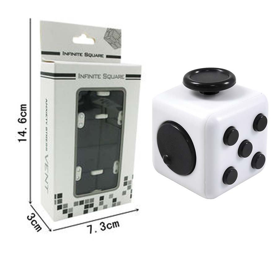 Combo giảm stress Fidget Cube +  Infinity Cube Vô Cực Thần Kỳ (màu ngẫu nhiên)