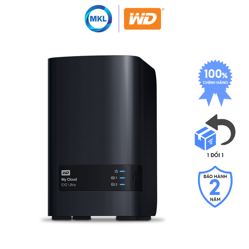 Ổ cứng di động WD My Cloud EX2 Ultra 0TB - Hàng chính hãng