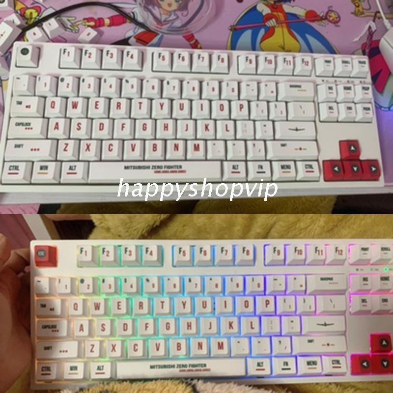 HSV Keycap Dye Sublimation Cherry Profile Mechanical Keyboard PBT Keycap 123Keys/Set