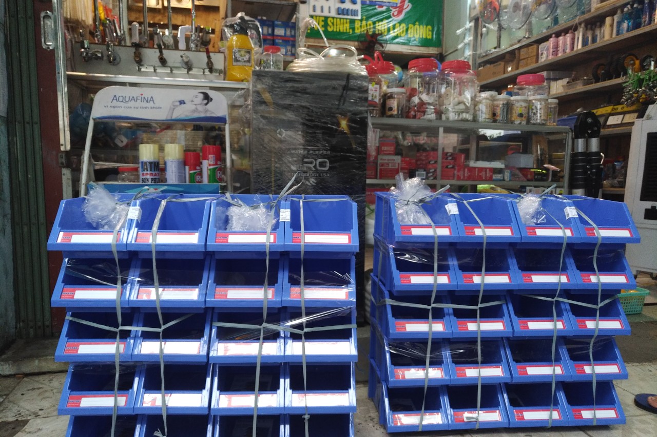 Combo 5 Cặp Kệ Dụng Cụ TRUNG Duy Tân - Kệ Khay chuyên dụng đựng linh kiện điện tử, bu lông , ốc vít - Hibucenter