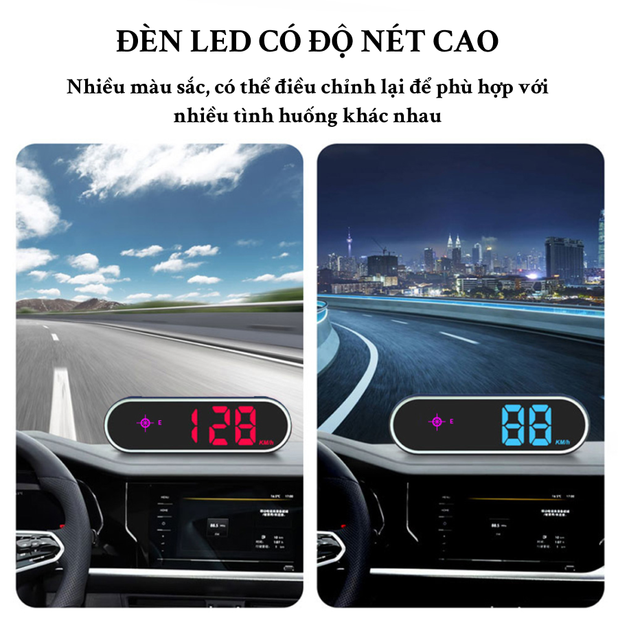 Bộ Hiển Thị Tốc Độ HUD G60 Sử Dụng GPS | Bộ Hiển Thị Tốc Độ Sử Dụng GPS, Đa Dạng Chức Năng, Dễ Dàng Sử Dụng Với Cổng USB