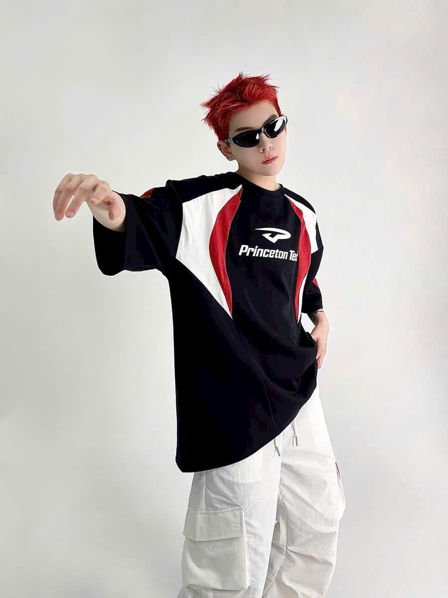 Áo thun blockcore style unisex ''HOT TREND&quot;, Áo Phông Cotton Nam Nữ Local Brand Oversized Phù hợp khi mix đồ với nhiều loại, áo thun cặp đôi, áo thun nhóm teamwork