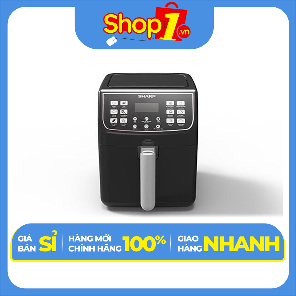 Nồi Chiên Không Dầu Điện Tử Sharp KF-AF55EV-BK  – Hàng Chính Hãng