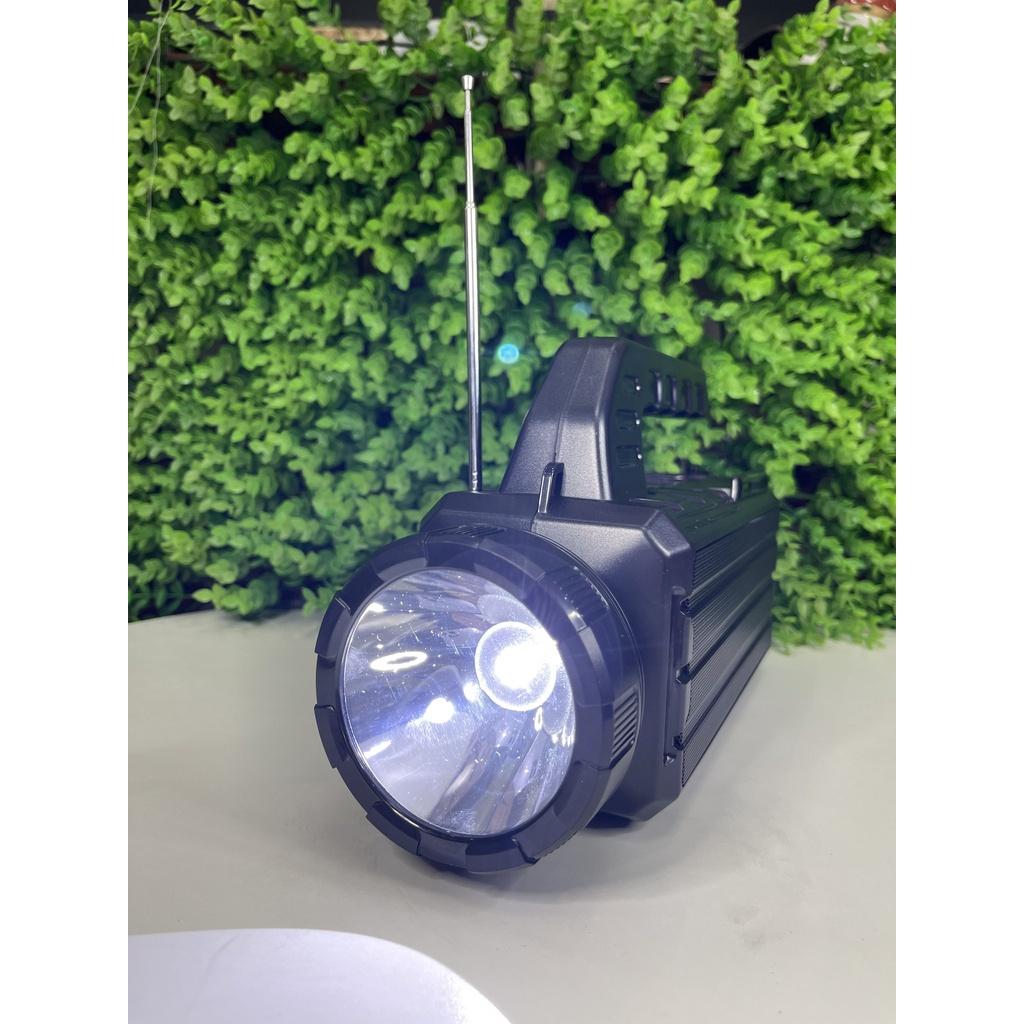 Loa Bluetooth M2021 nghe nhạc kết hợp đèn pin siêu sáng - Thiết kế hiện đại, bass trầm ấm - Đầy đủ kết nối Bluetooth