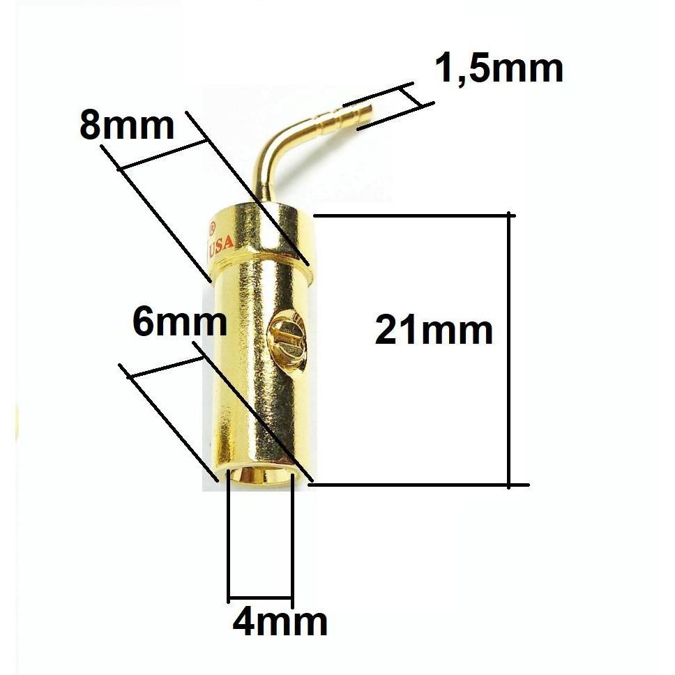 Đầu jack mỏ chim 4 cái