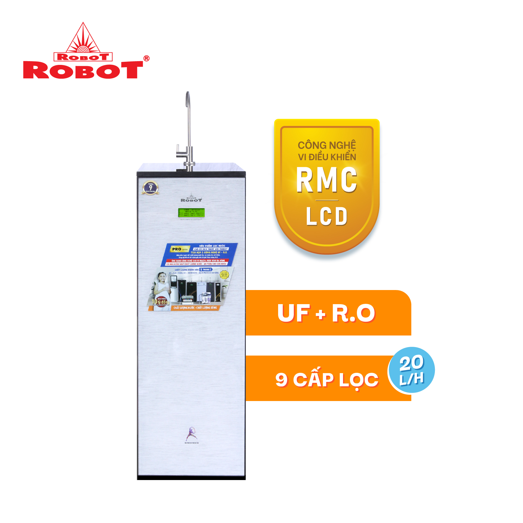 Máy Lọc Nước R.O + UF + Hydrogen Reno Pro 239GK-UR - Hàng Chính Hãng