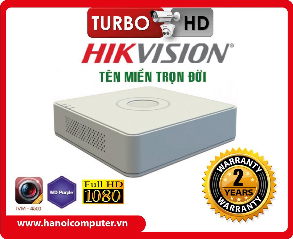 DS-7104HQHI-K1 - ĐẦU GHI HÌNH TURBO 4.0 3MP - SẢN PHẨM CHÍNH HÃNG